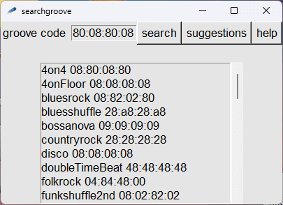 search groove